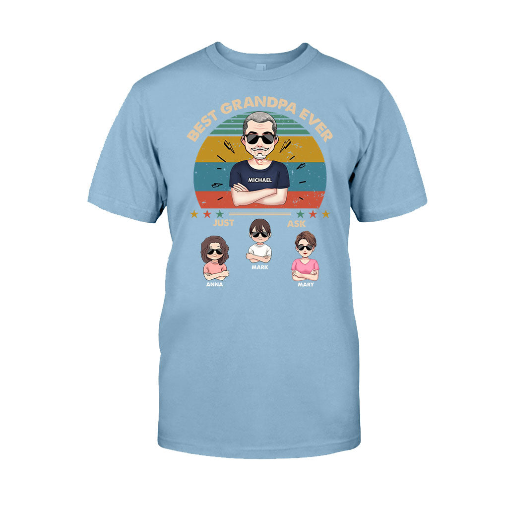 Best Dad Ever - Gift for dad, dad, mom, grandpa, grandma, grandpa - Personalized T-shirt And Hoodie