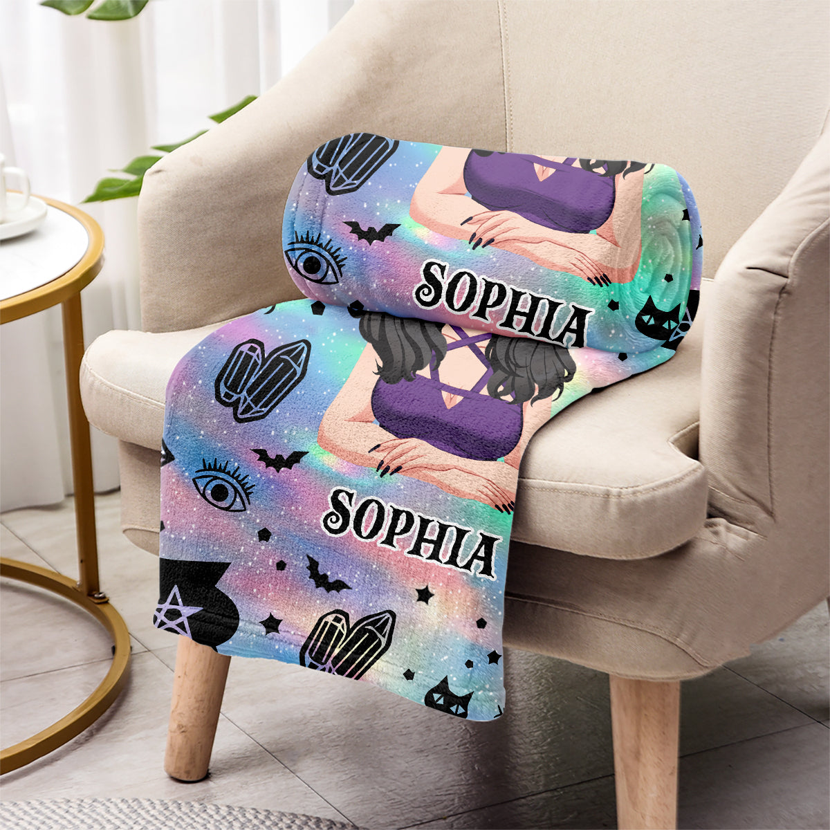 Don't F With My Energy - Personalized Witch Blanket