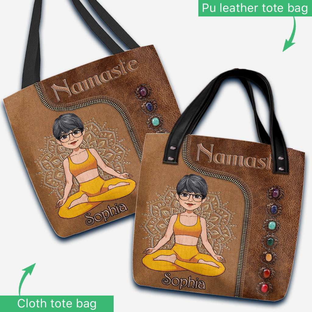 Namaste - Personalized Yoga Tote Bag