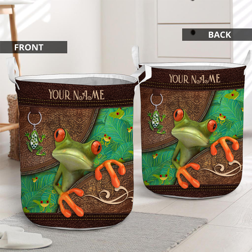 Love Frog - Personalized Frog Storage Basket