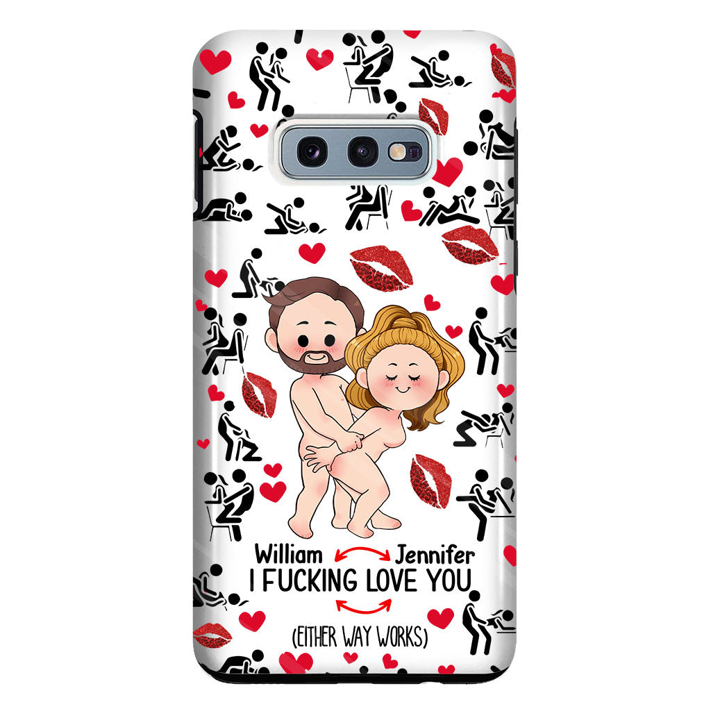 I Love You - gift for husband, wife, boyfriend, girlfriend - Personalized Clear Phone Case