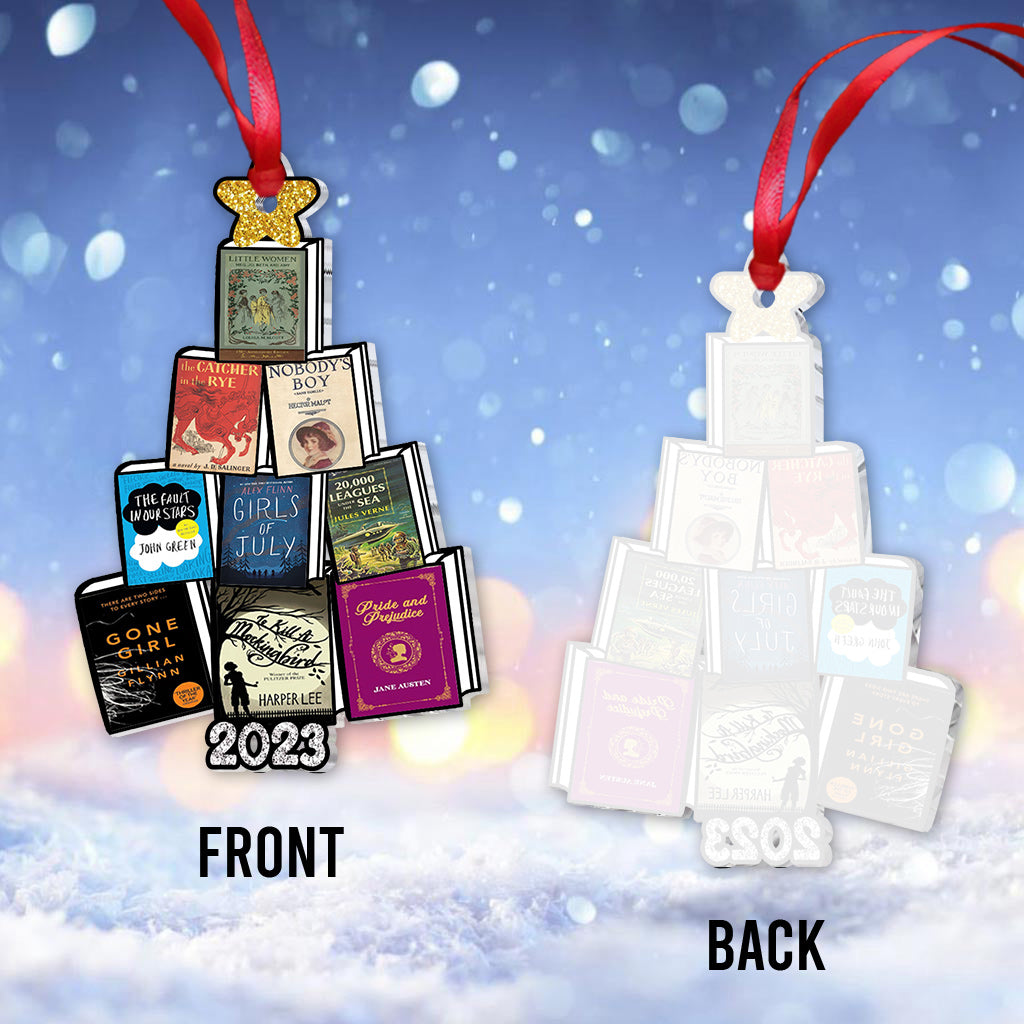 A Year Of Books - Personalized Book Ornament