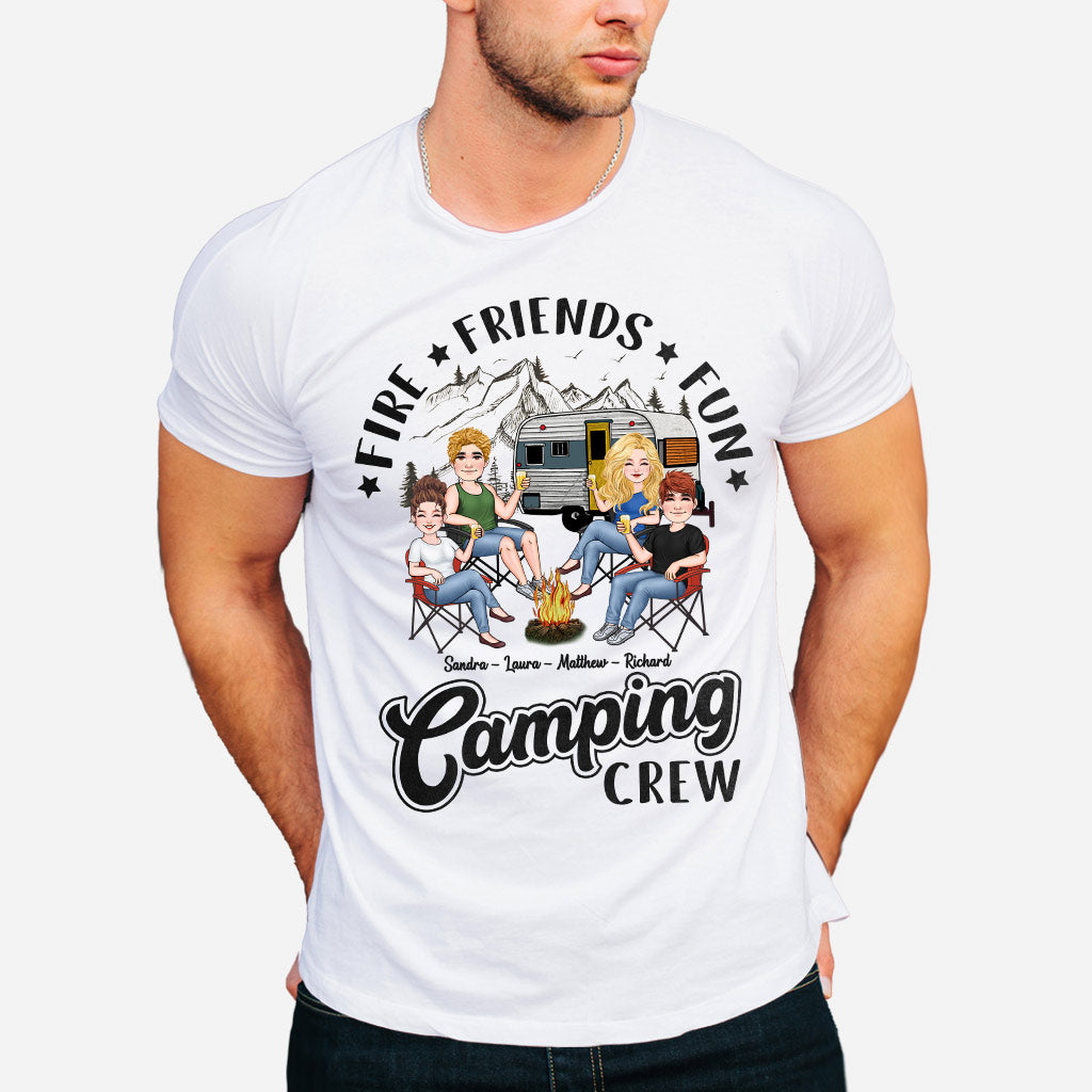 Camping Crew - Personalized Camping T-shirt And Hoodie