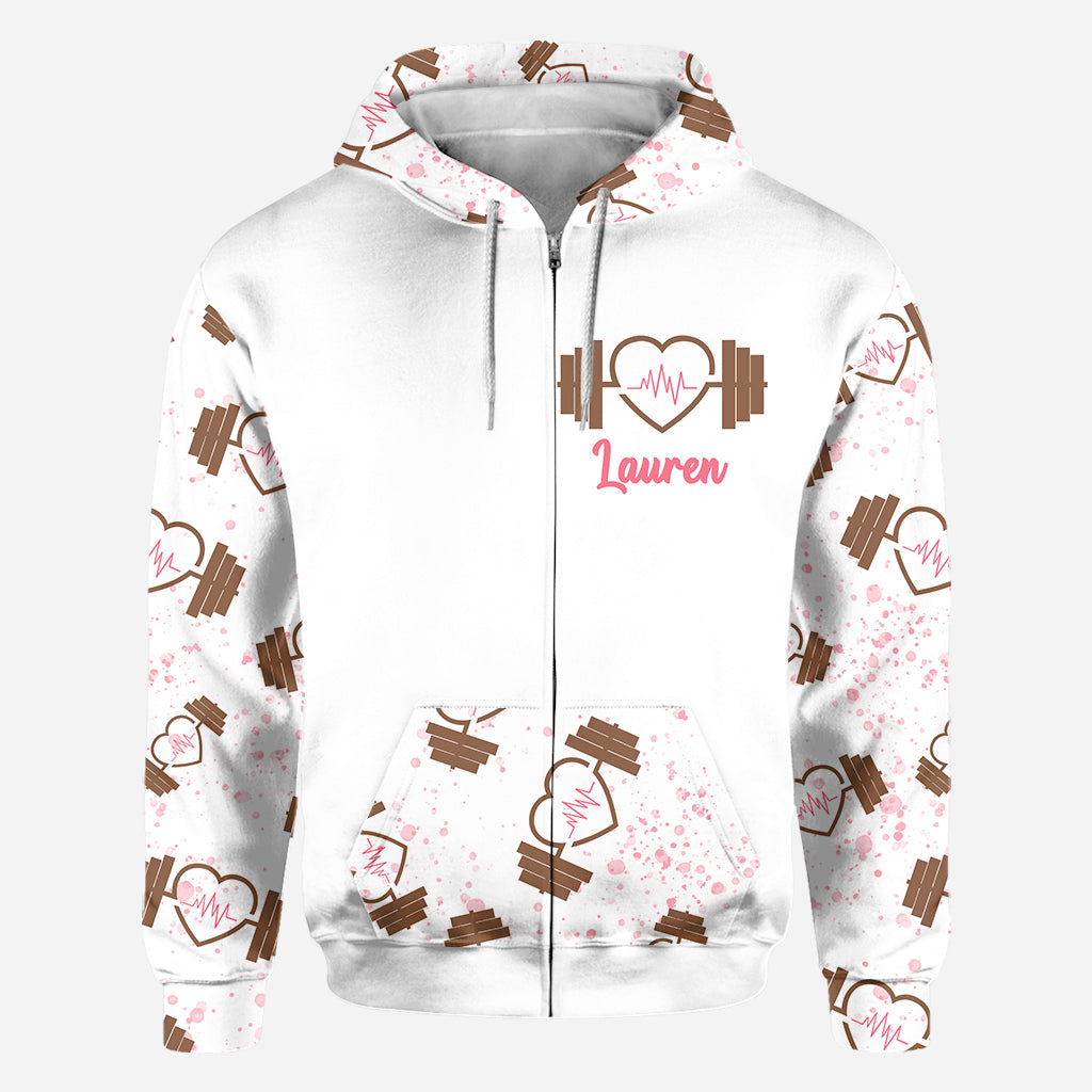 Wake Up Beauty - Personalized Fitness All Over Shirt