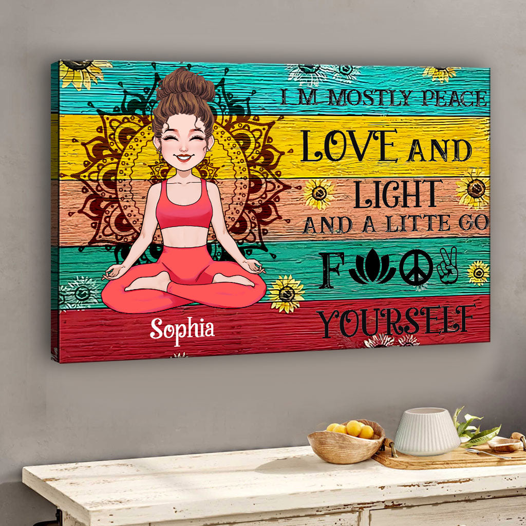 I Am - Personalized Yoga Canvas And Poster