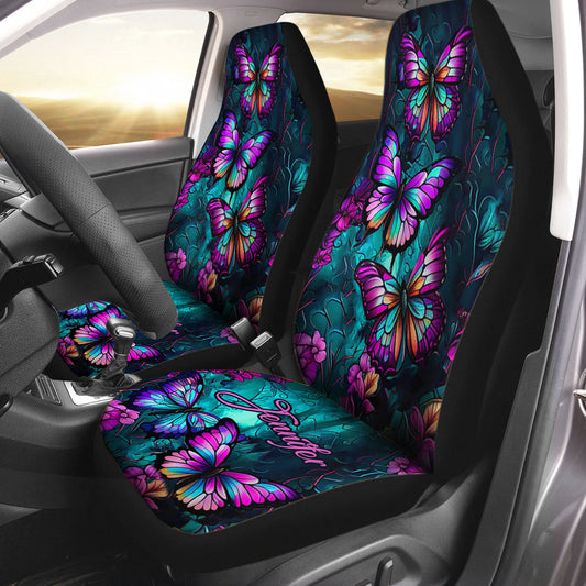 Beautiful Butterflies - Personalized Butterfly Seat Covers