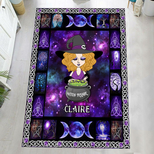 Witch Please - Personalized Witch Rug