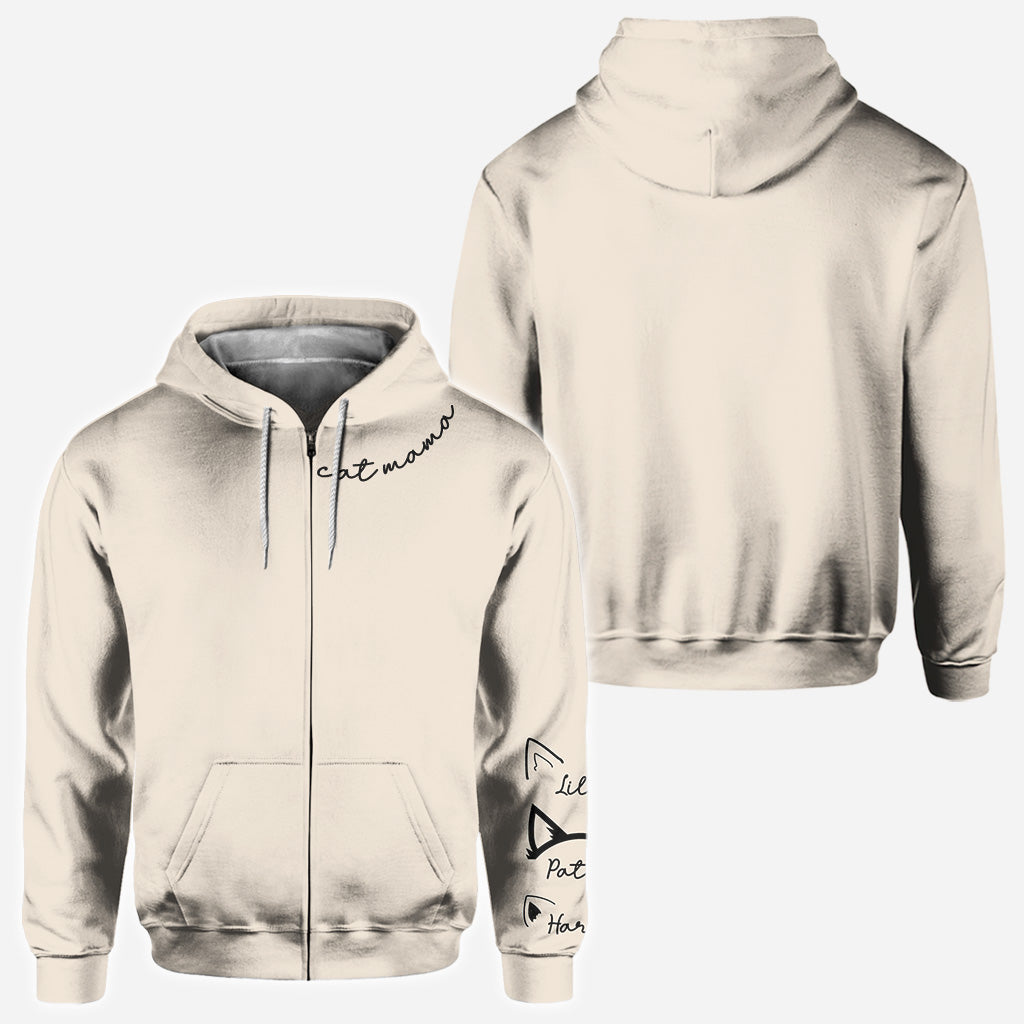 Cat Mom - Personalized Cat All Over Shirt