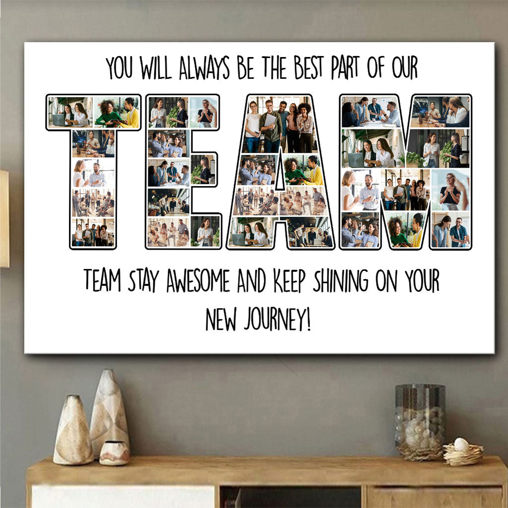 The Best Part Of Our Team - Personalized Colleague Canvas And Poster