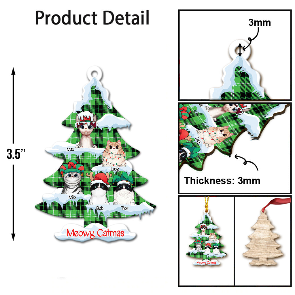 Meowy Catmas - Personalized Cat Ornament
