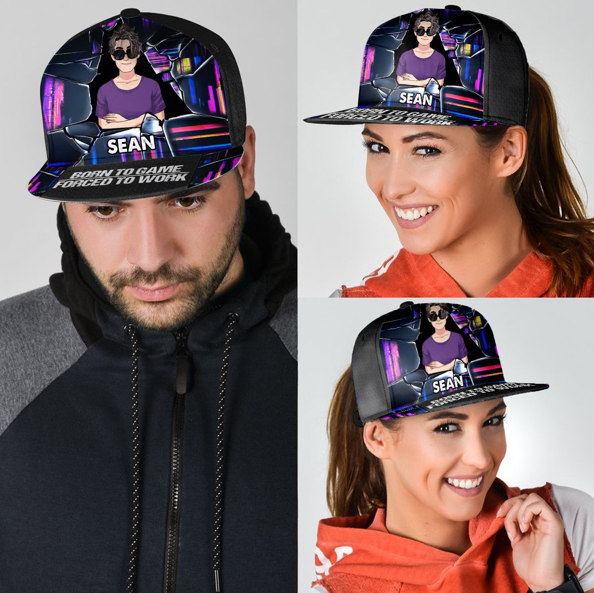 Born To Game - Personalized Video Game Snapback