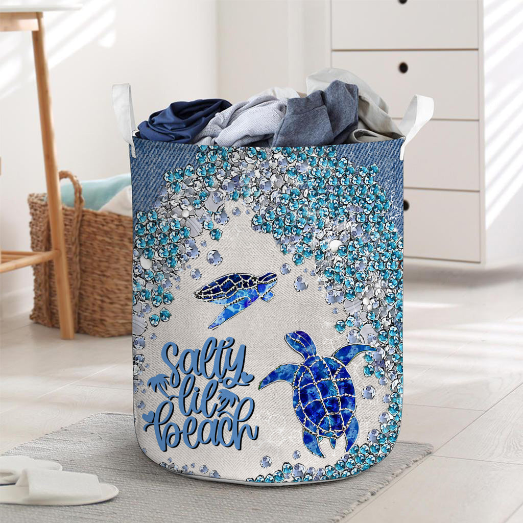 Turtle Bling - Personalized Turtle Storage Basket