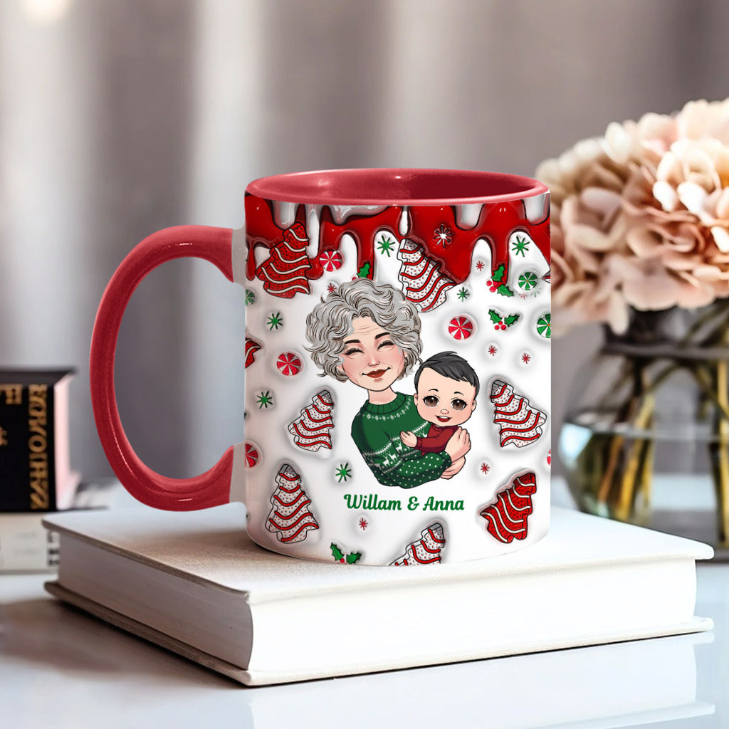 Best Grandma Ever - Gift for grandma - Personalized Accent Mug
