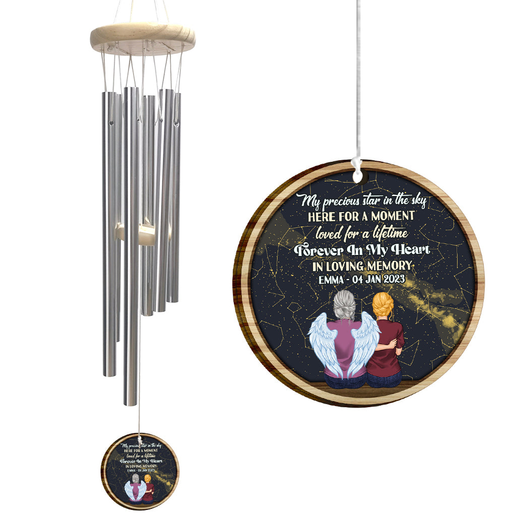 When I Look At The Stars - Personalized Memorial Wind Chime