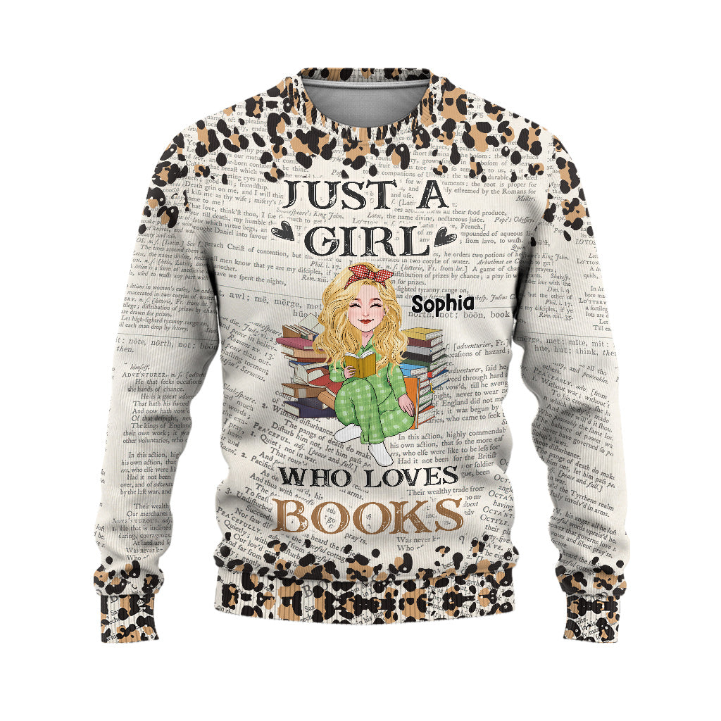 One More Chapter - Personalized Book Ugly Sweater