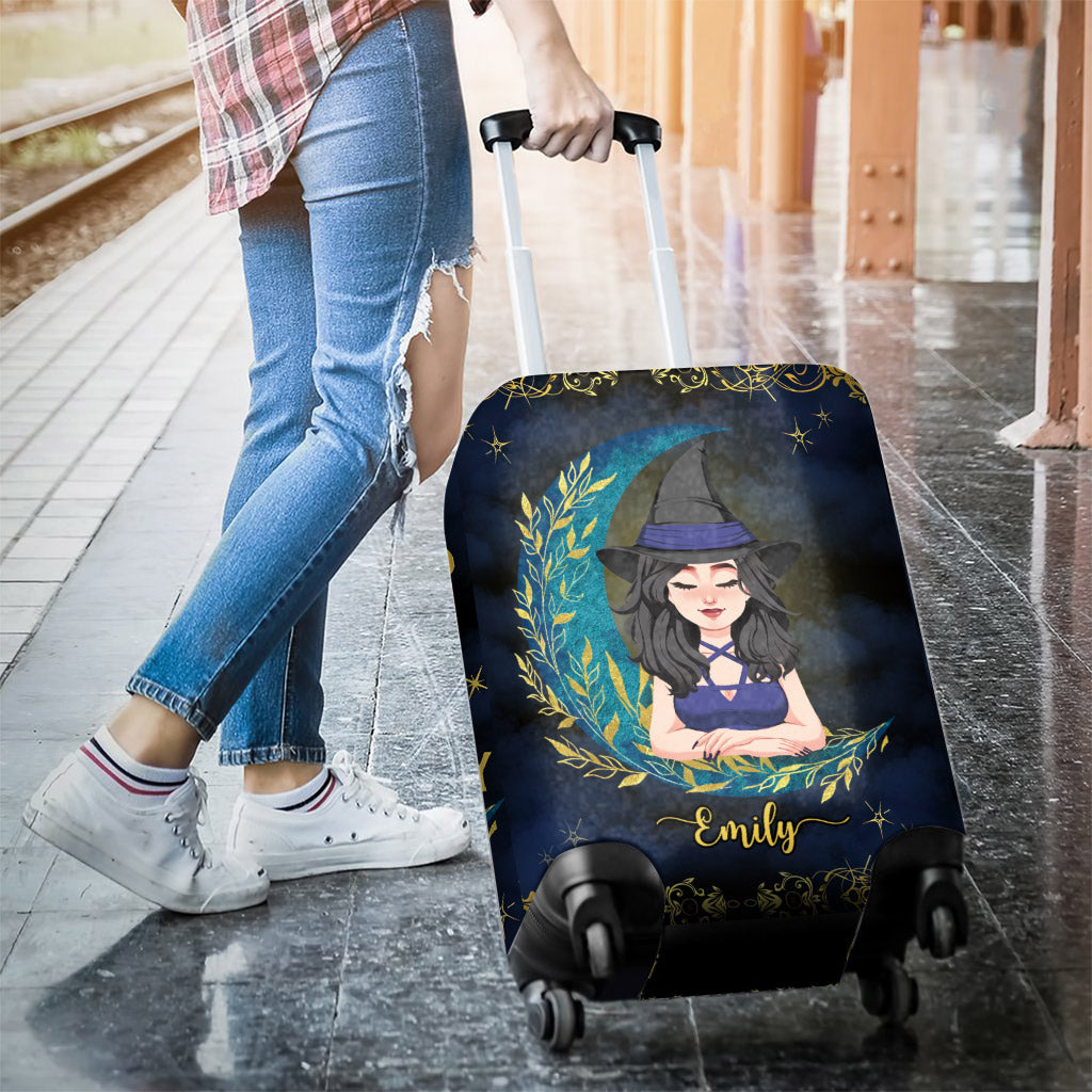 Don't F With My Energy - Personalized Witch Luggage Cover