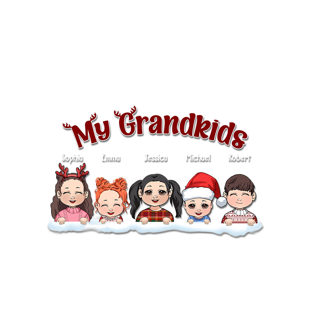 Our Christmas - Personalized Grandma Decal Full
