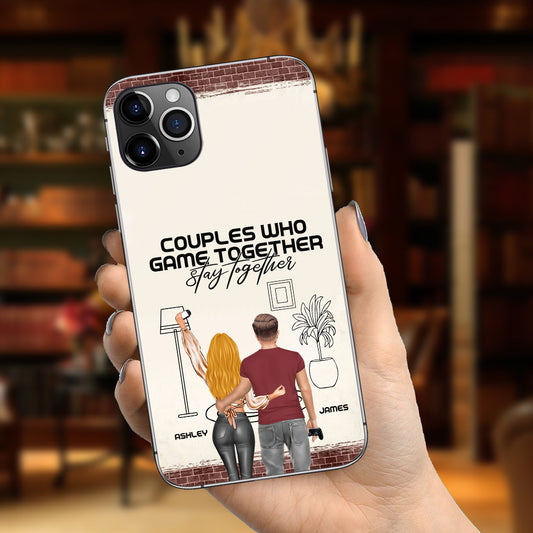 Couples Who Game Together Stay Together - Personalized Video Game Phone Case