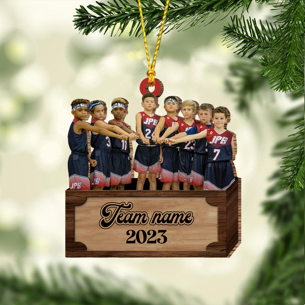 Basketball Christmas - Personalized Basketball Ornament