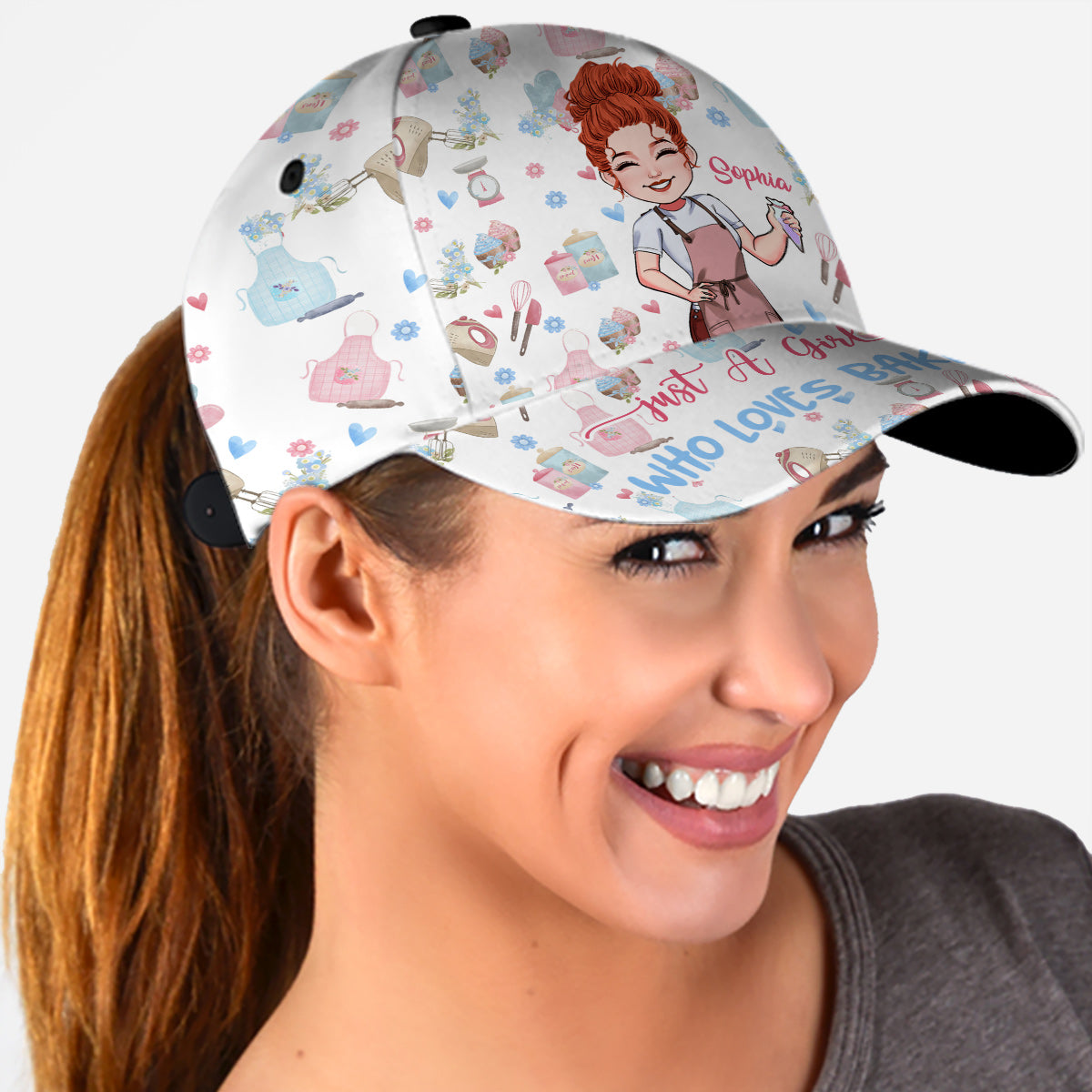 Just A Girl Who Loves Baking - Personalized Baking Classic Cap