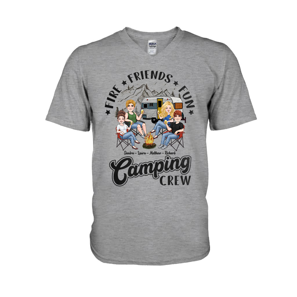 Camping Crew - Personalized Camping T-shirt And Hoodie