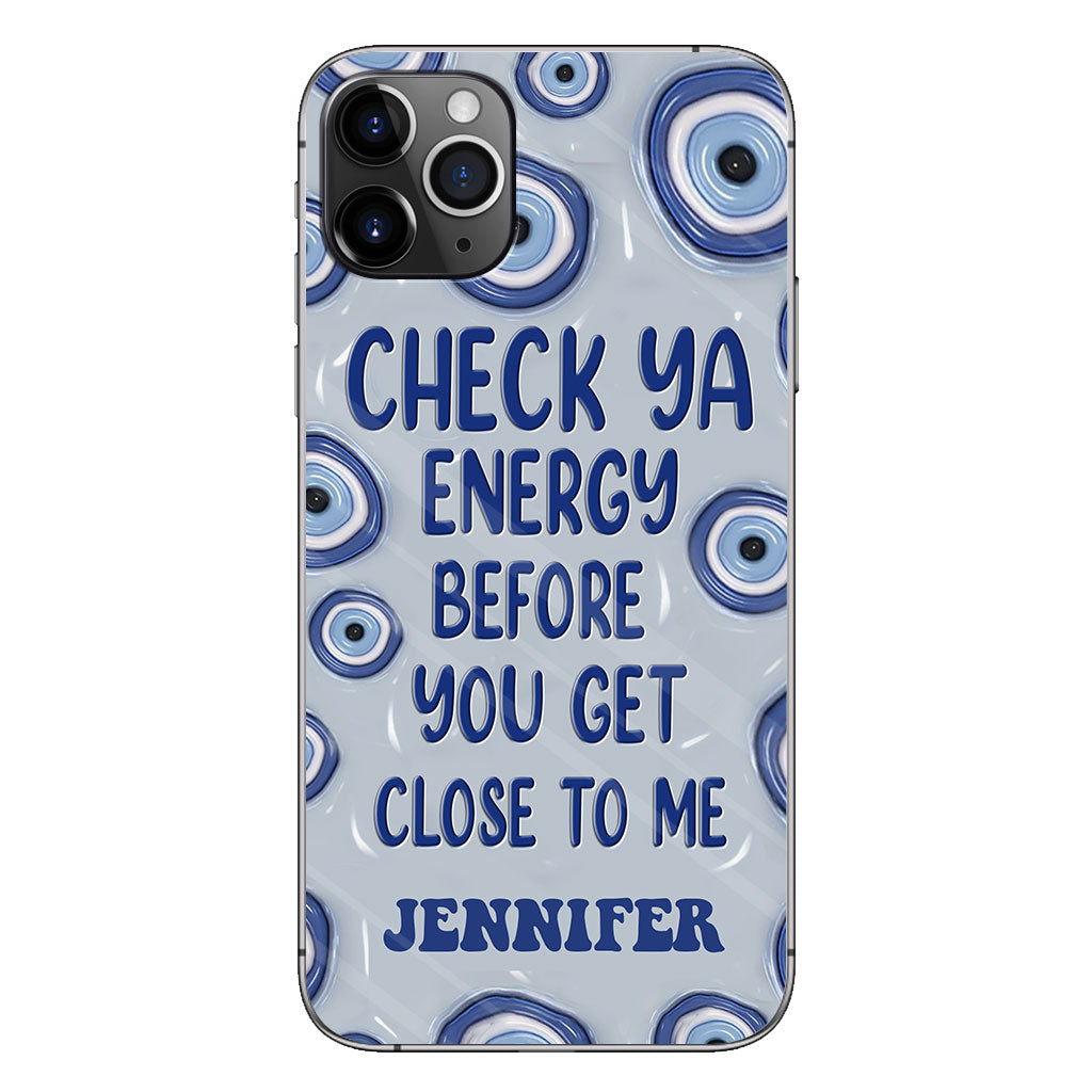 Check Ya Energy - Personalized Witch Phone Case