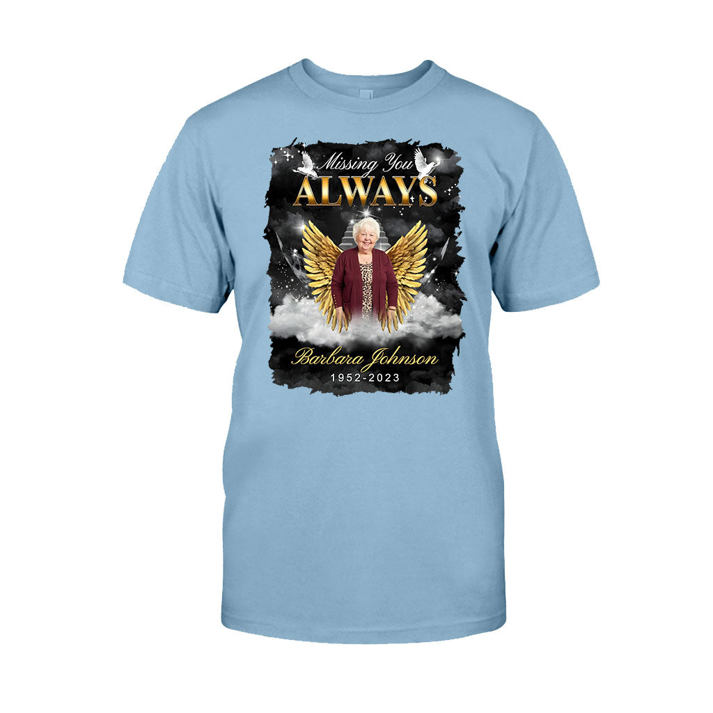 Always In My Heart - Personalized Memorial T-shirt And Hoodie