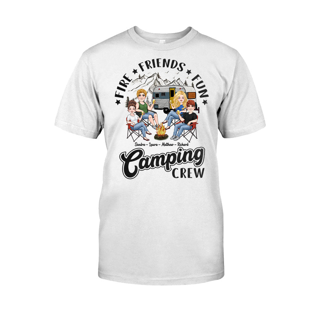 Camping Crew - Personalized Camping T-shirt And Hoodie