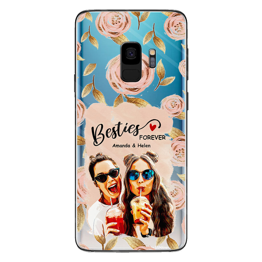 Besties Forever - Personalized Bestie Clear Phone Case