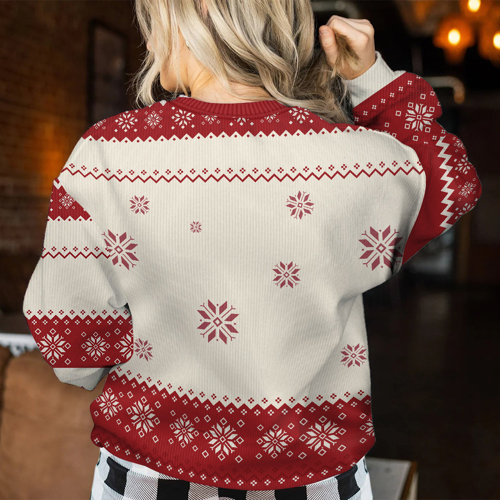 Merry Christmas - Personalized Family Ugly Sweater