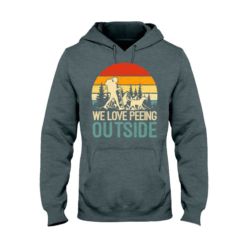 I Love Peeing Outside - Personalized Hiking T-shirt & Hoodie