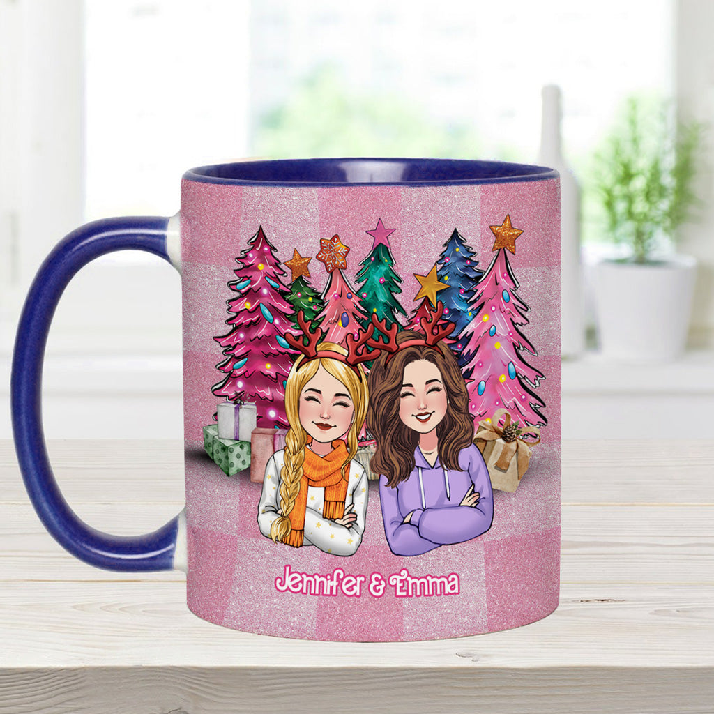 Come On Besties Let's Go Party - Personalized Bestie Accent Mug