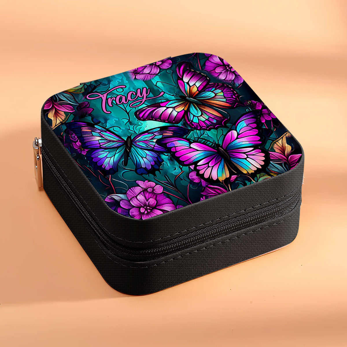 Beautiful Butterflies - Personalized Butterfly Jewelry Box