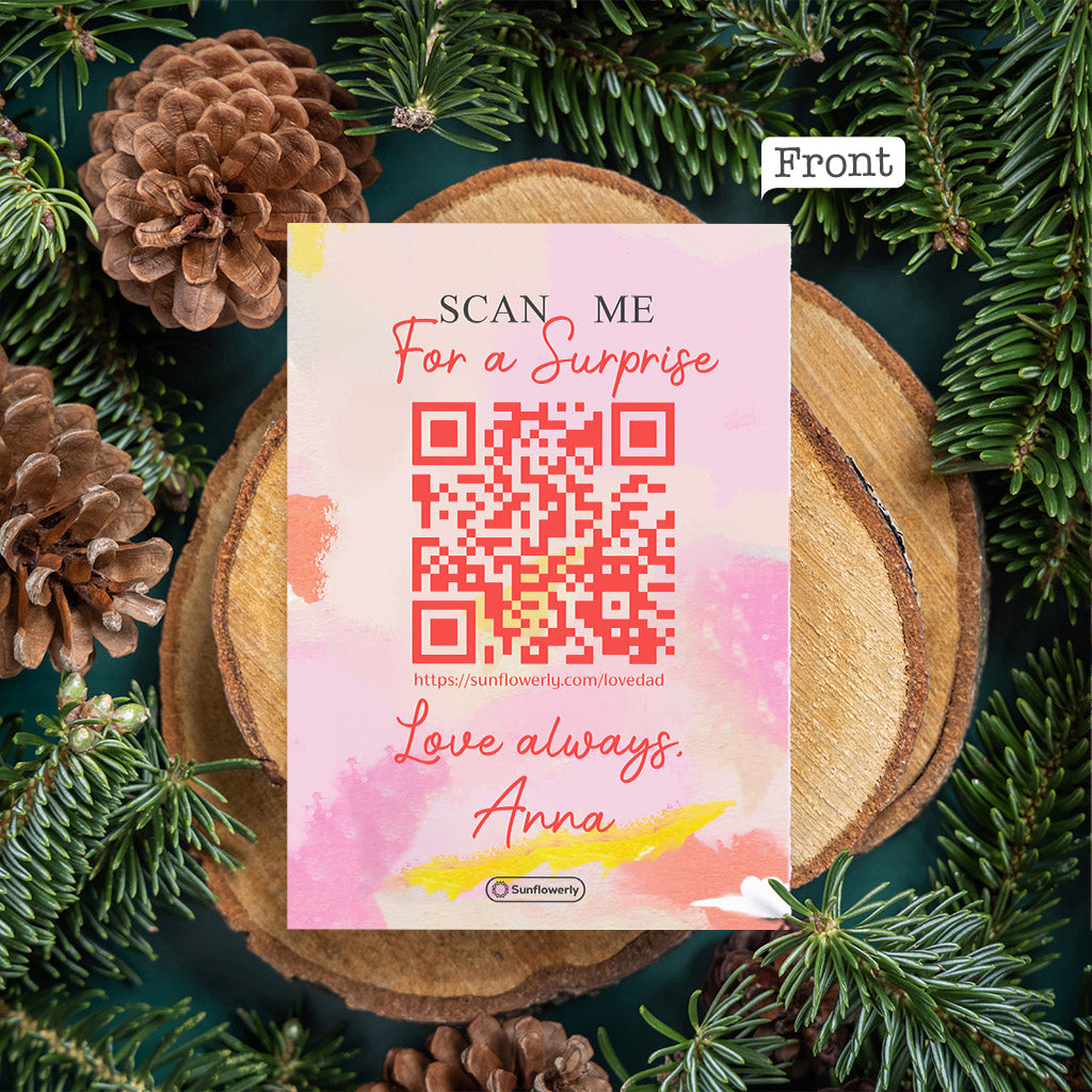 Love Being Your Daughter - Personalized QR Greeting Card