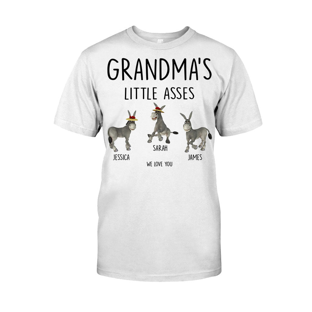Little Asses - Gift for dad, grandpa, mom, uncle, aunt, grandma - Personalized T-shirt And Hoodie