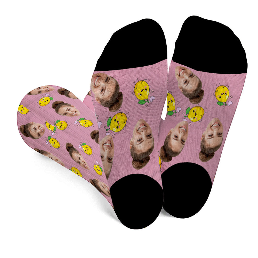 Funny Icon Pattern - Personalized Step Mom Socks
