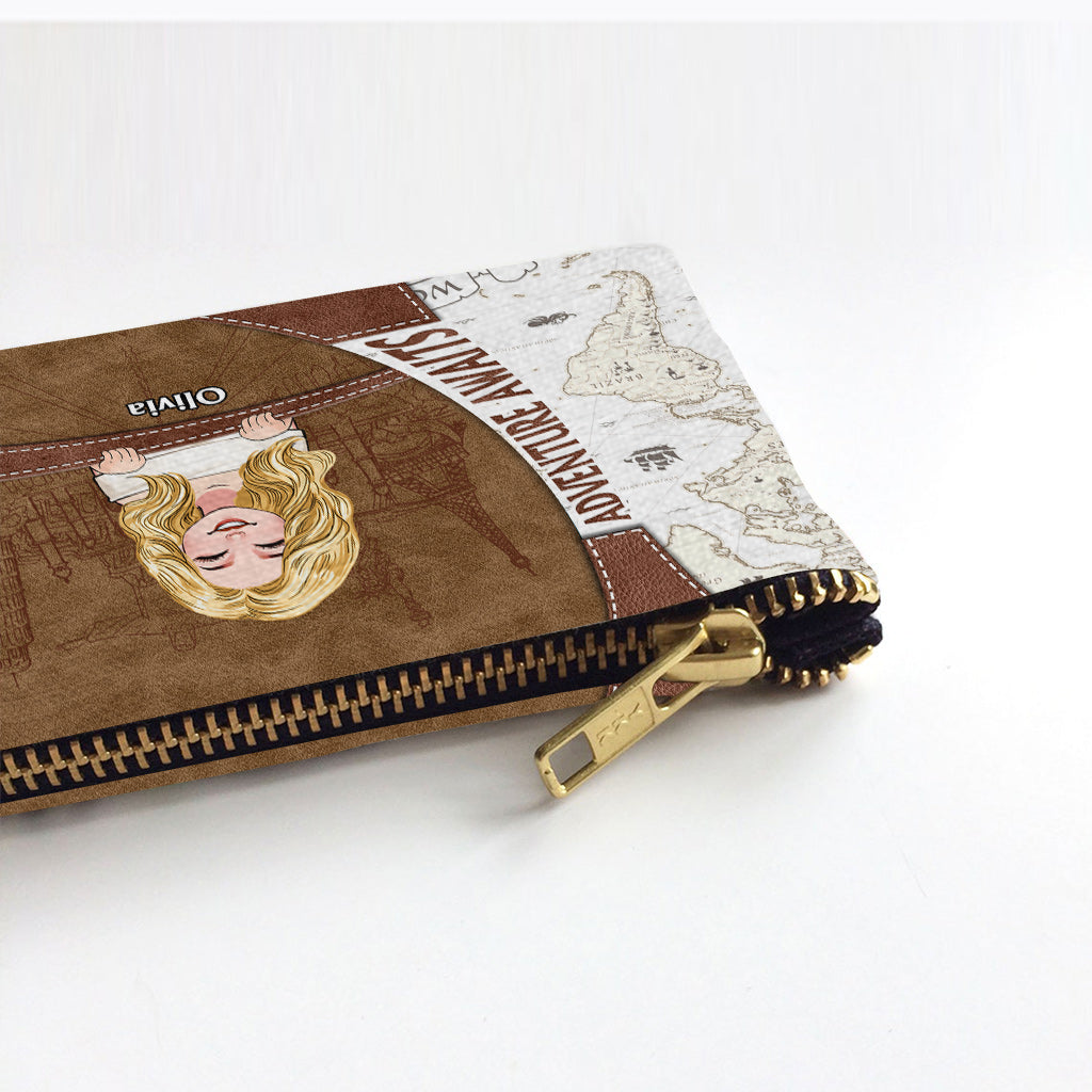 Adventure Awaits - Personalized Travelling Pouch