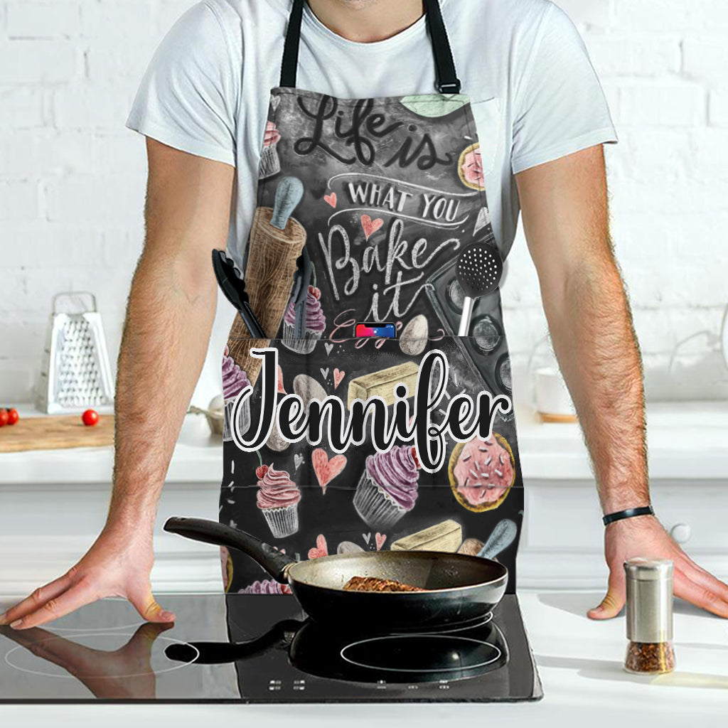 Life Is What You Bake It - Personalized Baking Apron