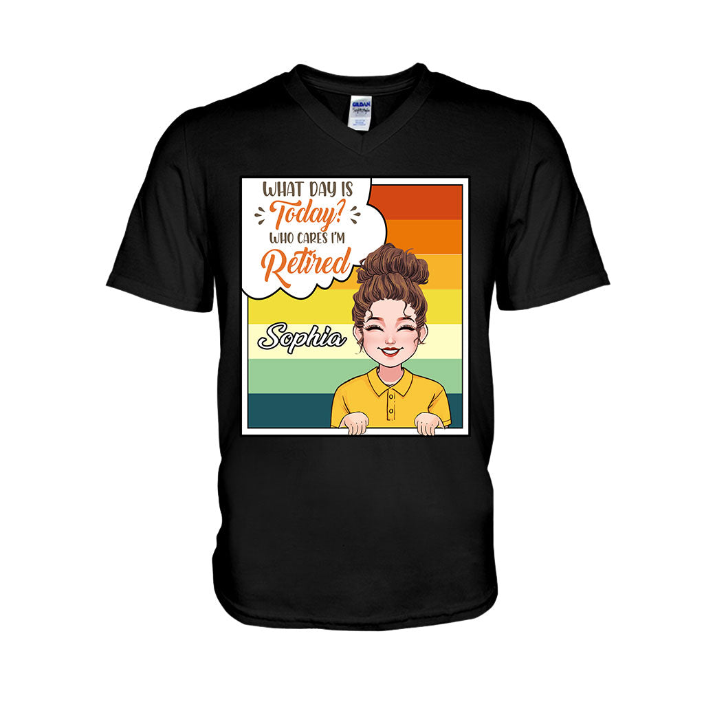 What Day Is Today - Personalized Retired T-shirt & Hoodie