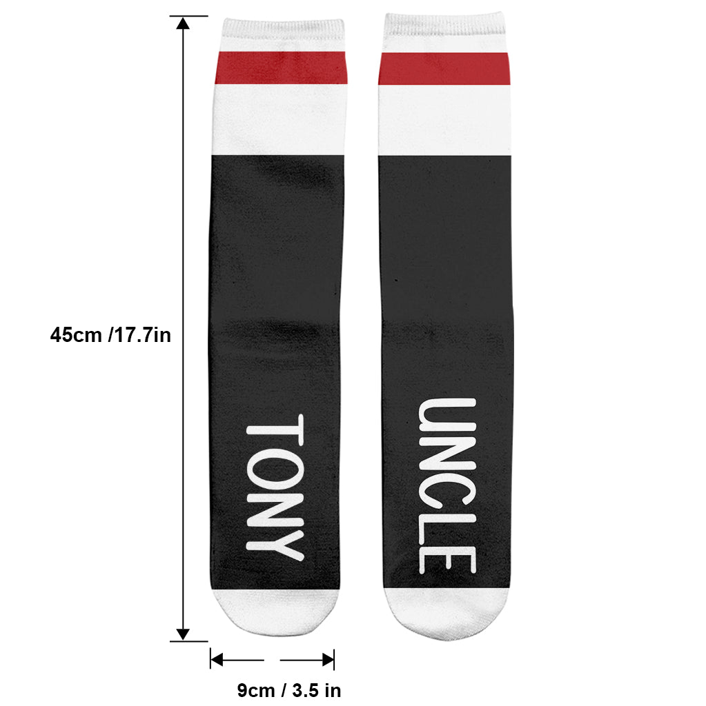 Best Uncle Ever - Personalized Uncle Socks