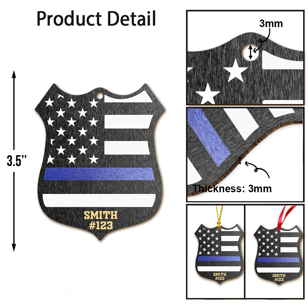 Police Officer - Personalized Police Officer Ornament