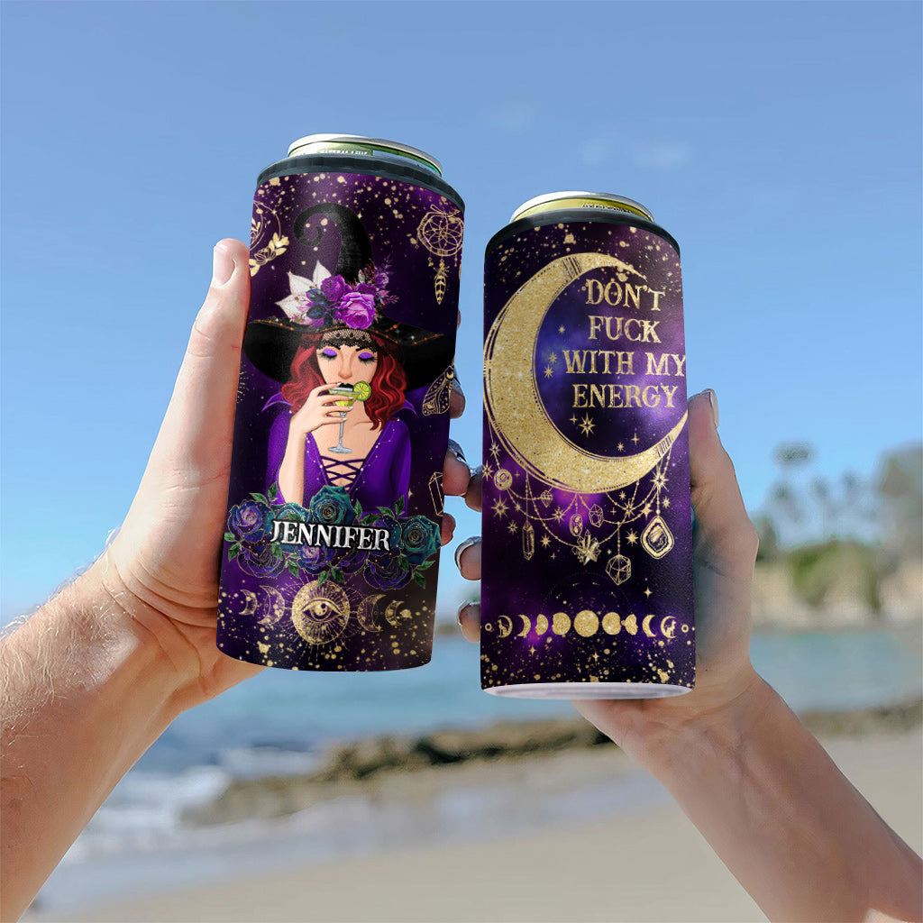 Don't F With My Energy - Personalized Witch Can Cooler