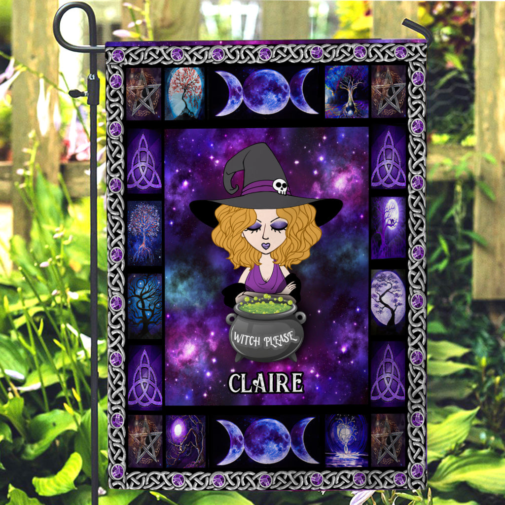 Witch Please - Personalized Witch Garden Flag