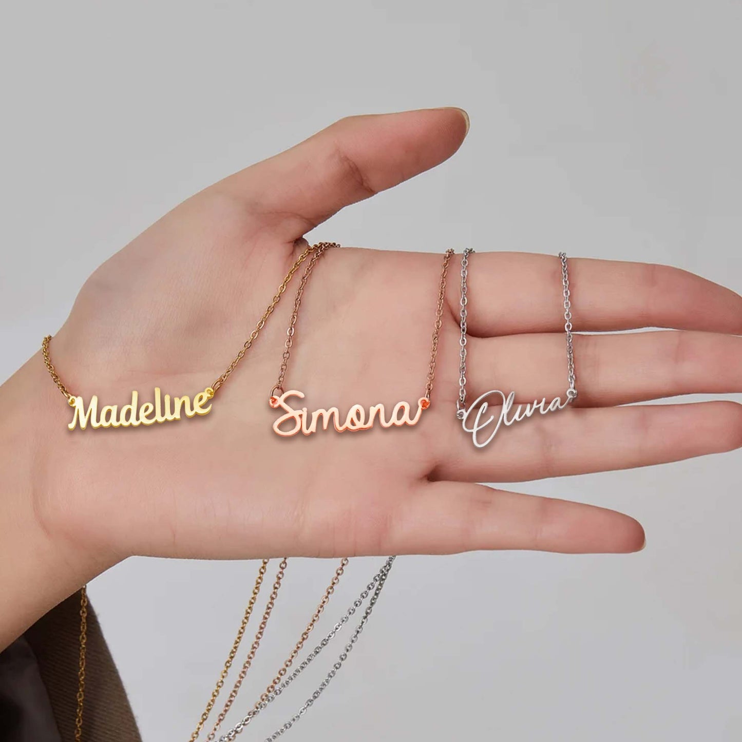 Custom Name - Personalized Kid Name Necklace