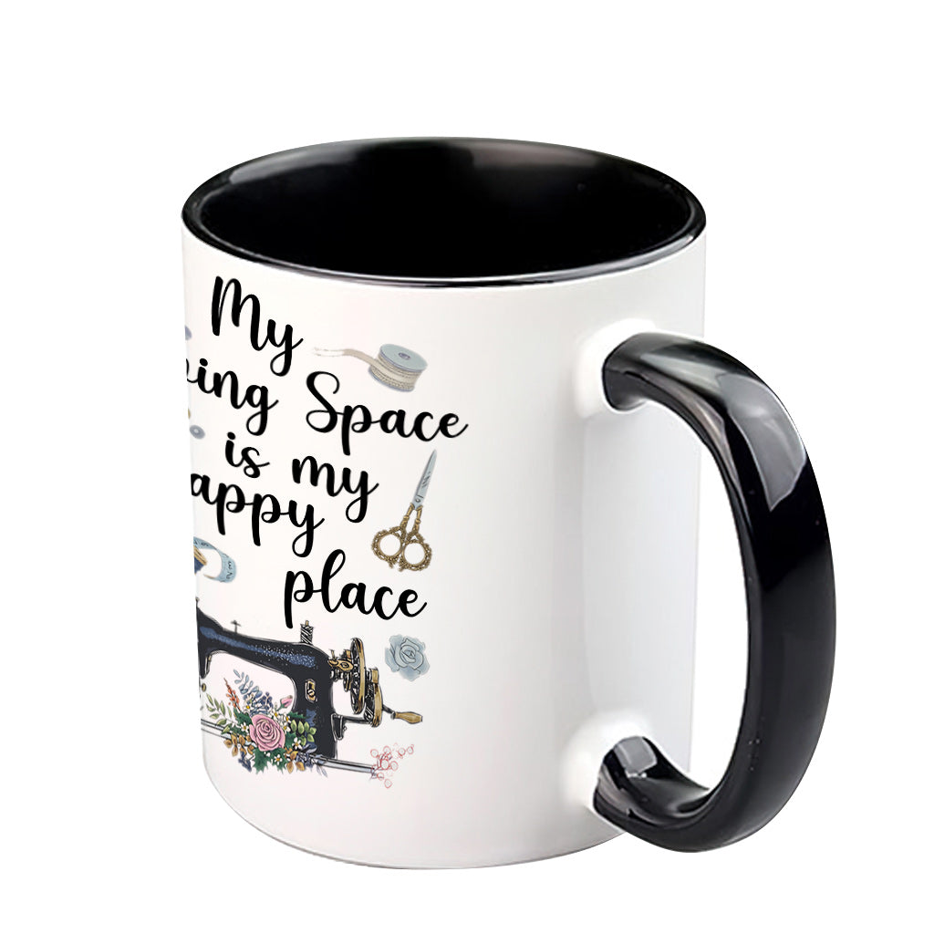 My Sewing Space - Personalized Sewing Accent Mug