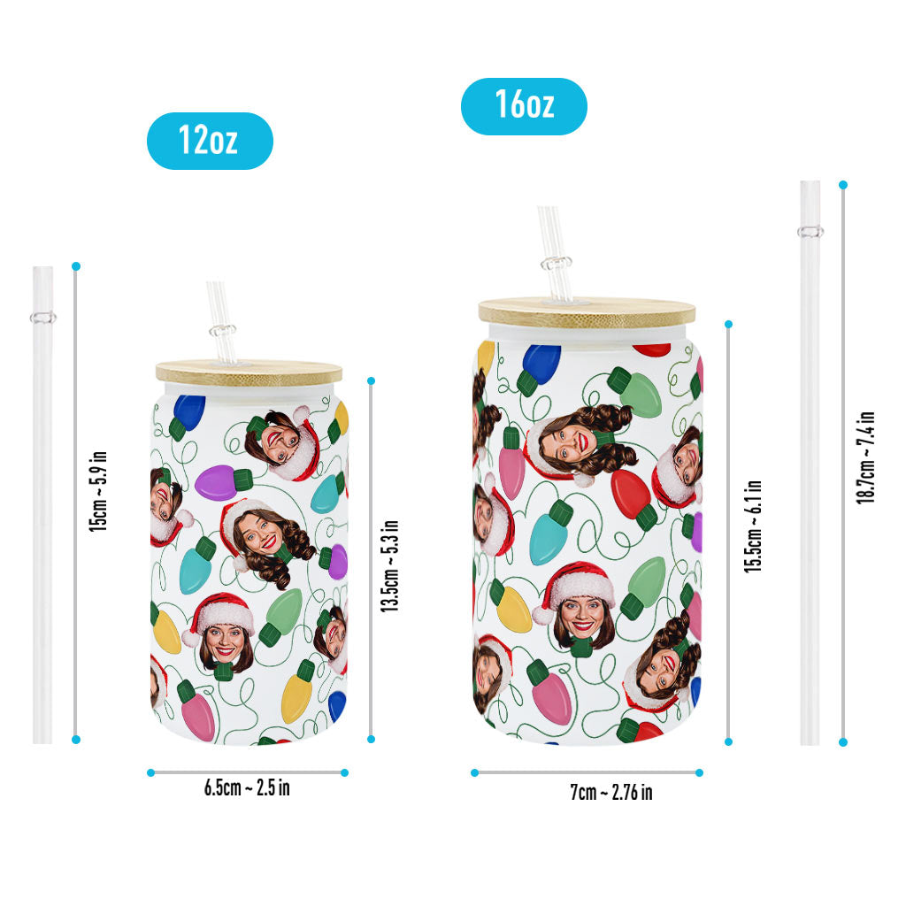 Besties Forever - Gift for friend - Personalized Can Glass