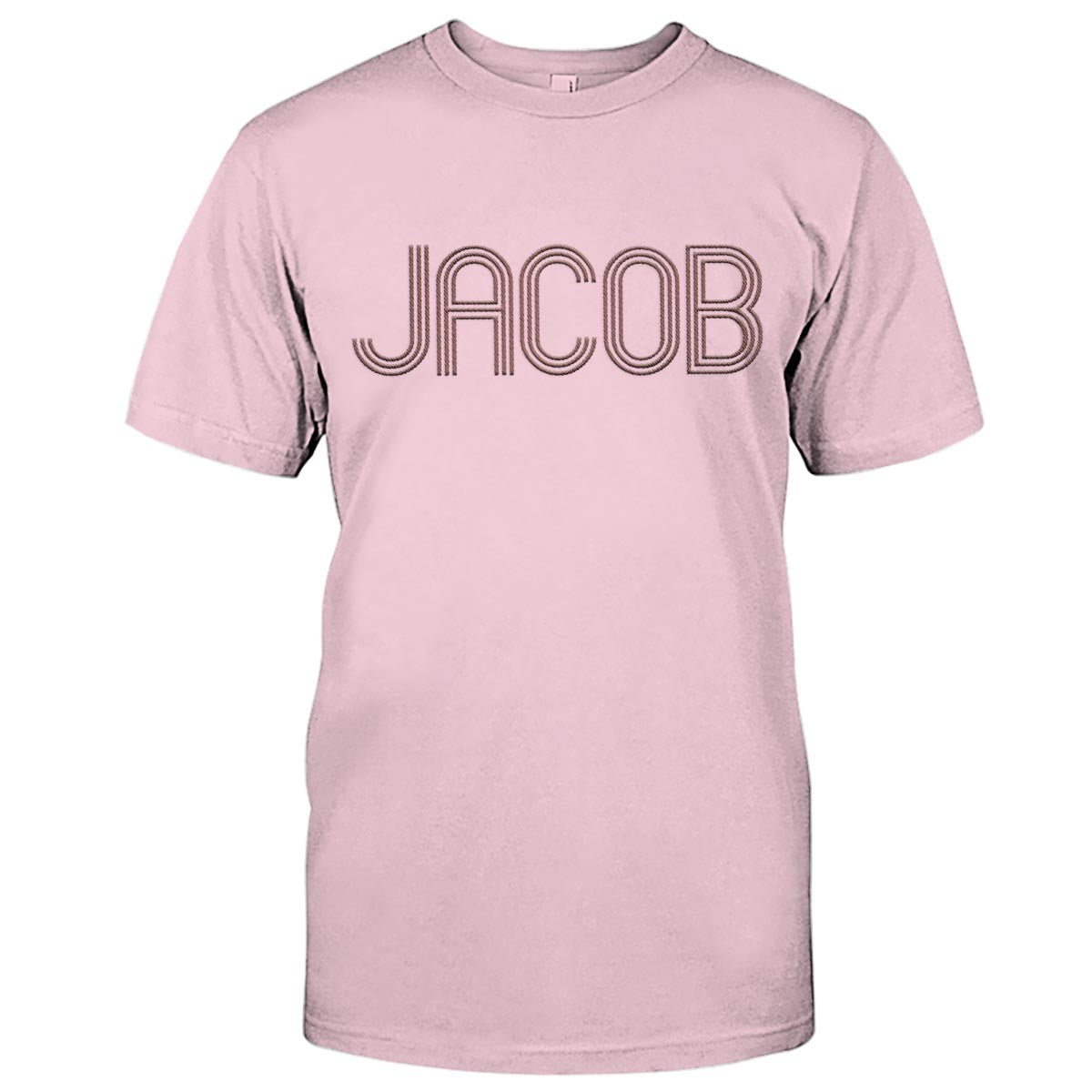 Custom Name - Personalized Step Dad Embroidered T-shirt