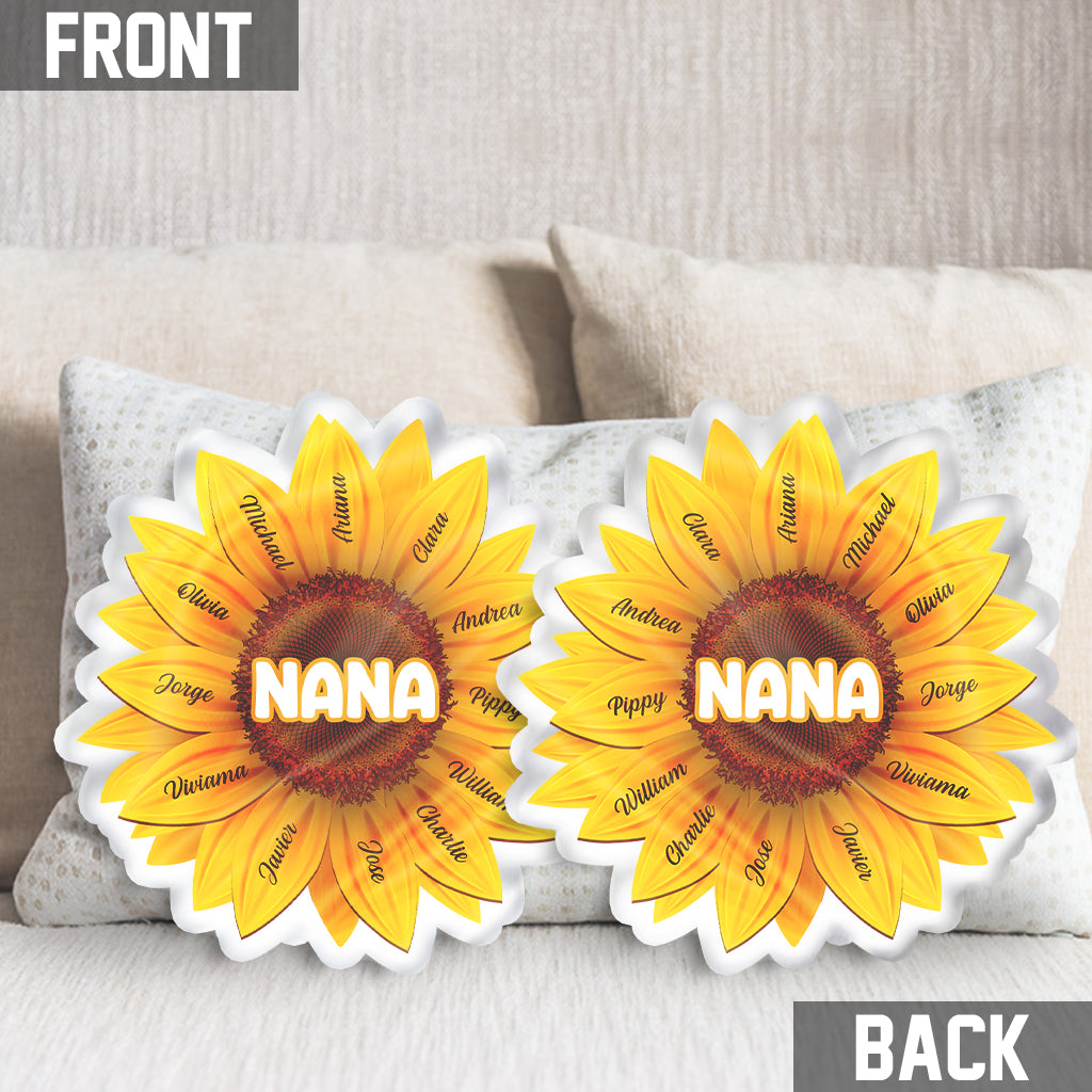 Best Grandma Ever - Personalized Grandma Shaped Pillow