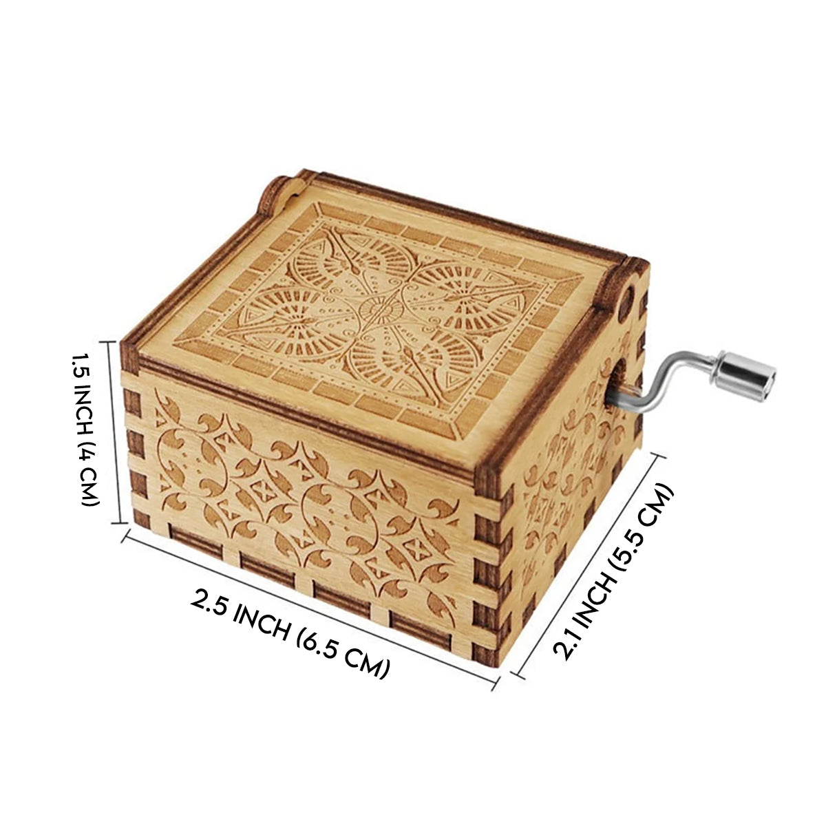 You're My Sunshine - Gift for mom, grandma, son, granddaughter, grandson, daughter - Personalized Hand Crank Music Box