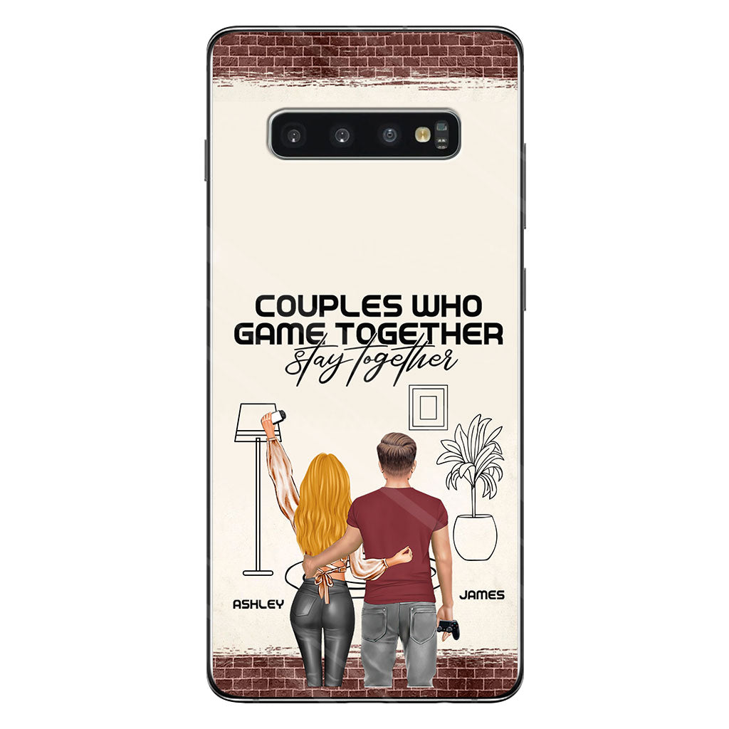 Couples Who Game Together Stay Together - Personalized Video Game Phone Case
